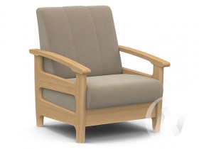 Кресло для отдыха Омега (бук лак/CATANIA LATTE) в Кошурниково - koshurnikovo.katalogmebeli.com | фото